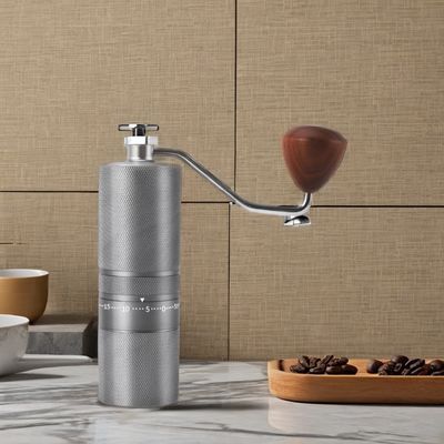 Χειροκίνητο Στρίψιμο Espresso C2 Κερματικό Κωνικό Σφουγγαρίστρα και Κουμπί ξύλου για Στρίψιμο Καφέ