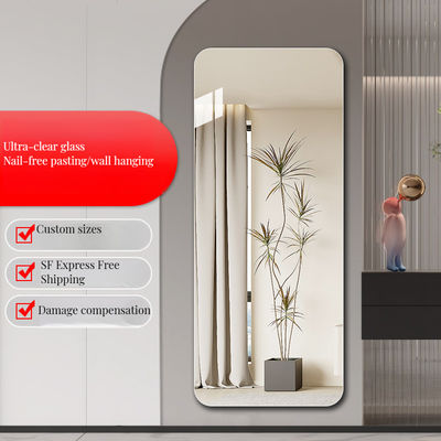 Σύγχρονο στυλ Βαθιά επεξεργασία Μακρό τόξο Ακανόνιστη τόξο Φραμμένο καθρέφτη για τοίχο διακόσμηση