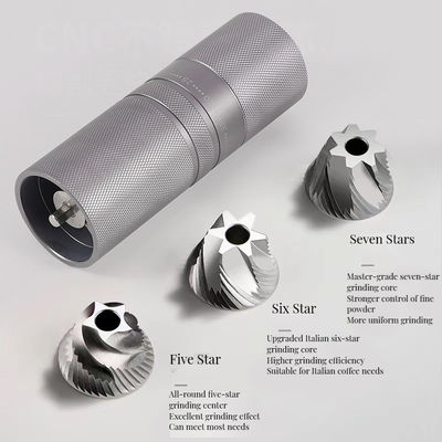 Συσκευασία ταξιδιωτικού σάκου Χειροκίνητος αλεύρι καφέ με ξύλινο χερούλι και ατσάλινο μπουρρί