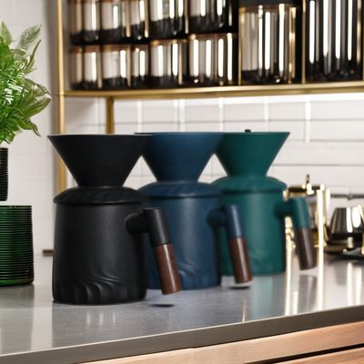 Κλασικό πορσελάνινο κεραμικό σταγόνα καφέ για διαχρονική ζύμωση και χειροκίνητο χύσιμο