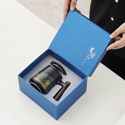 Κεραμικό πορσελάνινο φλιτζάνι καφέ Custom Logo Gift Set With Pen Tea Set Στυλ σχεδιασμού σημειωματάριο