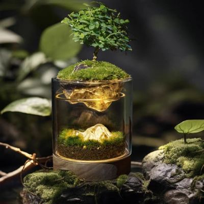 Τεράρια από γυαλί ινών για Bonsai και Mall Display Hotel