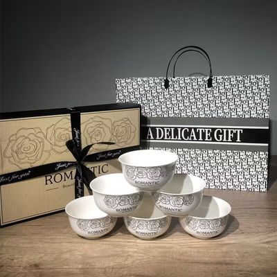 Προσαρμοσμένο Cartoon Decal Print Stoneware Dinnerware Sets για το σπίτι Ξενοδοχείο Εστιατόριο