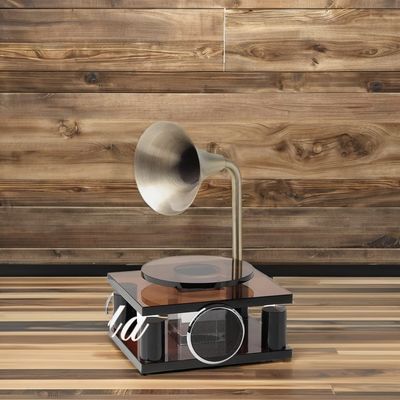 Μοναδικό ρετρό δίσκο Ash Crystal Desktop Knick-Knack για την διακόσμηση δωματίου μοντέλου