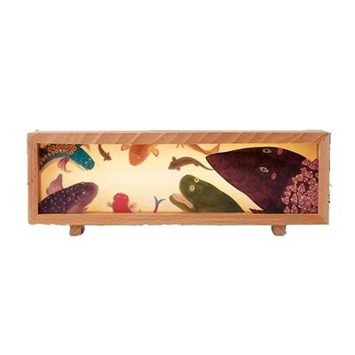 Εκτύπωση υψηλής ανάλυσης Στυλάτο Χρυσό Βουνό Νυχτερινό Φως