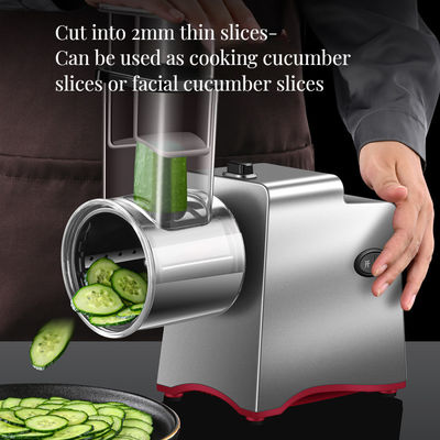 Ηλεκτρική ραβδιά λαχανικών Μεγάλο διαμετρητή μηχανή τσακωτή τυριού μπαμπού για Formaggio 250W