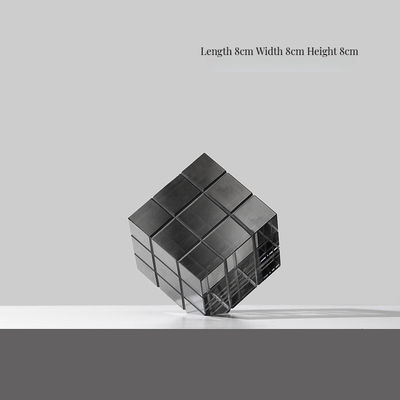 Ακανόνιστος σύγχρονος Art Deco Κουβίδας Rubik γυαλί Knick-Knack για το σπίτι και το γραφείο διακόσμηση
