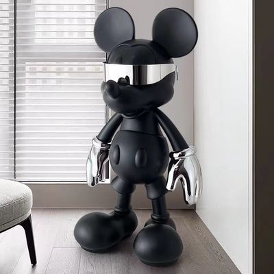 Σύγχρονη κεραμική διακόσμηση με Cyberpunk Mickey Mouse για πολυλειτουργικό χώρο
