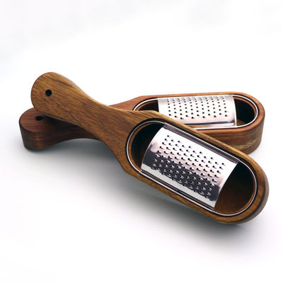 Χρυσό Ακασία ξύλο τυρί Grater κουζίνα Gadget για βιώσιμη λαχανική Grating