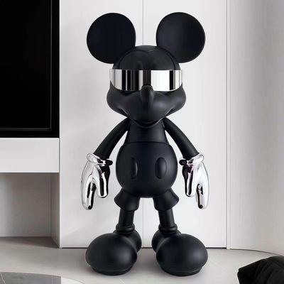 Πολυλειτουργικό λευκό κενό Mickey Mouse κεραμικά στολίδια για το σύγχρονο Cyberpunk σχεδιασμό