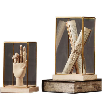 Κλασικό κουτί οθόνης με ξύλινη βάση με χρώμα και μέγεθος για διακόσμηση σπιτιού