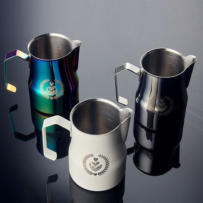 350 ml/500 ml Ατσάλινο Κύπελλο γάλακτος Espresso Jug με λειτουργία BAMBOO