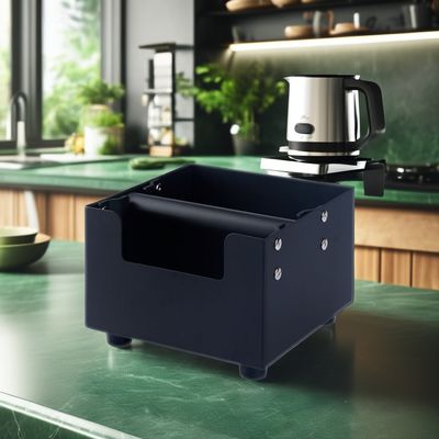 Προσαρμόστε το λογότυπο αποδεκτό Σιλικόνιο Knock Box για εργαλεία καφέ τσάι