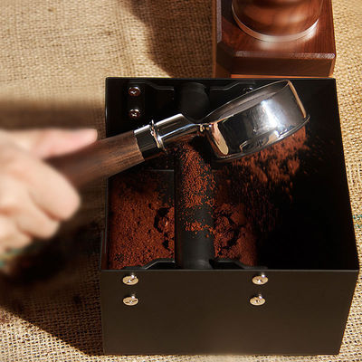 Κουβοειδής Τάιπερ Ματ Knock Box Μινιμαλιστικό Στυλ Σχεδιασμού Ατσάλι Αδιάβροχο Μπαρ Αδιάβροχη Βάση Σιλικόνης Ασφάλειας Τροφίμων