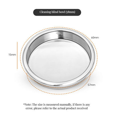 58mm Ατσάλινο Κωλό Κλασικό Στυλ Καφετιέρα Καθαριστικό καλάθι για Portafilter