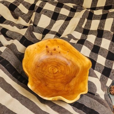 15-45CM Χειροποίητα ξύλινα μπολ για την οικιακή διακόσμηση τραπεζάκι Προσαρμοσμένο λογότυπο Δέχεται