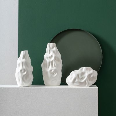 Υπό γυαλισμένο σύγχρονο Custom ασημένιο επιχρισμένο πορσελάνινο φλιτζάνι λουλουδιών για γαμήλιο τραπέζι ή τηγάνι