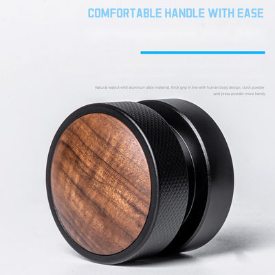 Μπαρίστα Καφέ Τάμπερ 51mm 53mm 58.35mm ανοξείδωτο χάλυβα με καπάκι ξύλου καρυδιού εργαλεία Espresso