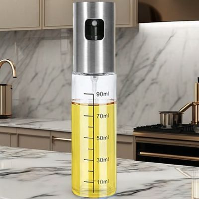Φιαλίδιο ψεκασμού ελαίου ξύδι 200ml Διανεμητέος γυάλινος διανομέας για μαγειρική λάδι σάλτσα σόγιας BBQ
