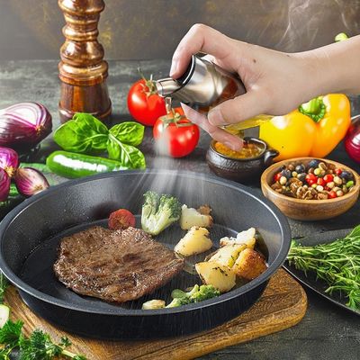 Φιαλίδιο ψεκασμού ελαίου ξύδι 200ml Διανεμητέος γυάλινος διανομέας για μαγειρική λάδι σάλτσα σόγιας BBQ