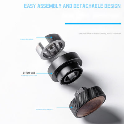 Ατσάλινος σιδηροδρομικός διανομέας Espresso για καφέ σκόνη 51mm 53mm 58.35mm