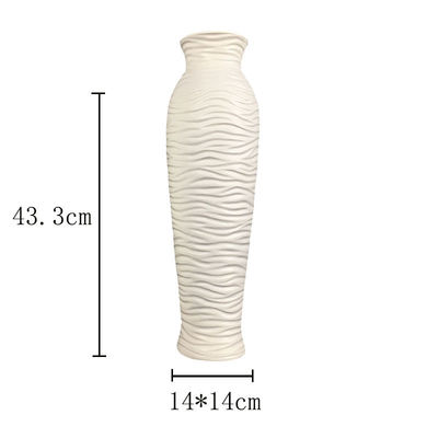 Σύγχρονο σκανδιναβικό κεραμικό βάζο λουλουδιών για επιτραπέζια διακόσμηση σπιτιού σε κλασικό ύφος