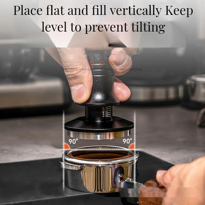 51/53/58mm Συνεχή πίεση καφέ με βάση από ανοξείδωτο χάλυβα και χερούλι από ξύλο