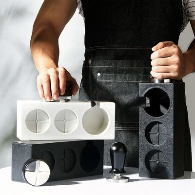 Σταθμός καφέ ABS Barista-Grade με γεμάτο κάλυμμα Portafilter και αφρό γάλακτος