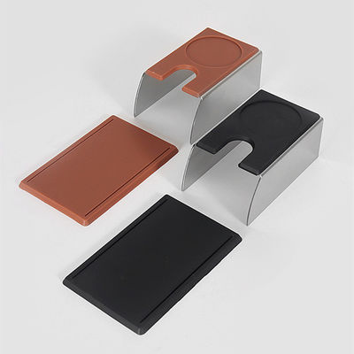 Ανθεκτικό επαγγελματικό Barista σετ με μαύρο ανοξείδωτο χάλυβα και στερεό ξύλο σταθμό