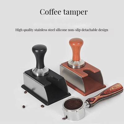 Εστιατόριο Barista Σταθμός Μαύρο ατσάλινο καφέ με στερεό ξύλο
