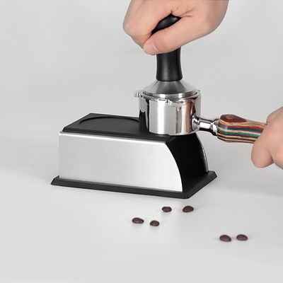 Εστιατόριο Barista Σταθμός Μαύρο ατσάλινο καφέ με στερεό ξύλο
