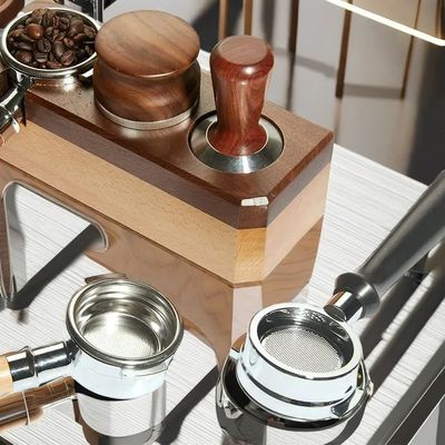 Φορητό Ultimate Hand Pour Set Καφέ με 58mm ατσάλινη λαβή και φορητό φίλτρο από στερεό ξύλο