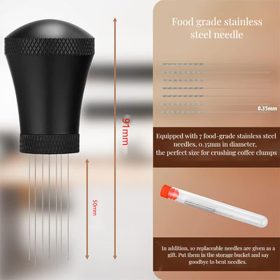 Εργαλείο διανομής βελόνων Espresso από ανοξείδωτο χάλυβα με κεραμικό διανομέα αναμειγνύματος και σταθμό