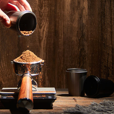 Ατσάλινος Barista Δοσολογική Κούπα Προσαρμόσιμη για ακριβή μέτρηση σκόνης καφέ