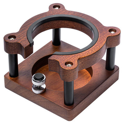 Σύγχρονος μαγνητικός καφές από στερεό ξύλο και οργανωτής Portafilter για οικιακό καθαρισμό Barista