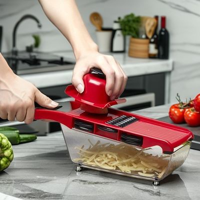 Πάρτε τέλεια κομμένα προϊόντα με 16 λεπίδες μπαμπού και ανοξείδωτου χάλυβα διαρκής