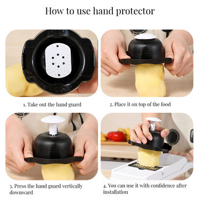 Γενιώδης 22-λειτουργία από ανοξείδωτο χάλυβα Μπαμπού Food Chopper Πολυδιάστατο εργαλείο κουζίνας σας