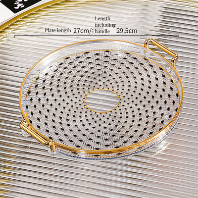 Στυλάτο και λειτουργικό Μεγάλο πλαστικό δίσκο για καφέ Τσάι Τρώει βασικά ταξιδιωτική πλάκα