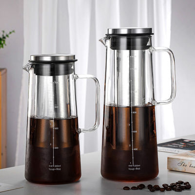 1L/1.4L Γυάλινο μπουκάλι νερού υψηλής βαφτιότητας με βιώσιμο φίλτρο από ανοξείδωτο χάλυβα