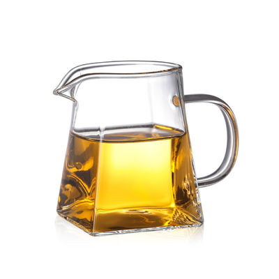 500ml-1L Square Διαφανές Borosilicate Glass Κουνγκ Φου Κούπα Τσάι/Καφέ για Επιστροφή στο Σχολείο