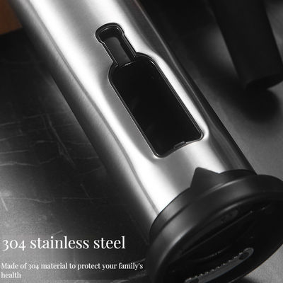 Επαναφορτώσιμο μεταλλικό ανοιχτήρα μπουκαλιών έξυπνο αυτοματοποιημένο ανοιχτήρα κρασιού από ανοξείδωτο χάλυβα