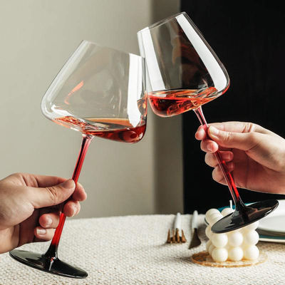 Βουργουνδική κόκκινη κρασί γυαλί κύπελλο κομψή ευρωπαϊκό στυλ σαμπάνια φλάουτα κρυστάλλινο ποτό