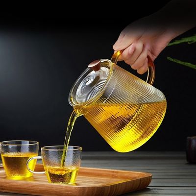 500ml/800ml/1000ml γυάλινες γλάστρες τσαγιού-κλασικό σχεδιασμό ανθεκτικό στη θερμότητα χειριστήριο-δυνατό σχεδιασμό