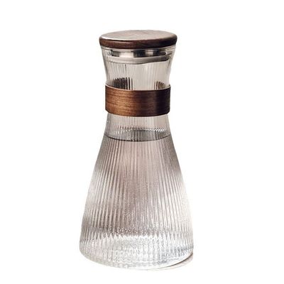 Προσαρμοσμένο μέγεθος High Borosilicate Glass Drinking Set για σύγχρονα μπουκάλια κρύου νερού στο σπίτι