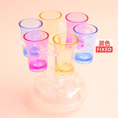 Μοναδικό σχεδιασμό 6 Shot Glass Dispenser και Κρατητής για Beer Whiskey Cocktail Εραστές