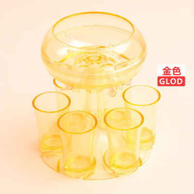 Μοναδικό σχεδιασμό 6 Shot Glass Dispenser και Κρατητής για Beer Whiskey Cocktail Εραστές