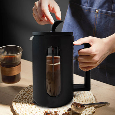 Εστιατόριο Κεραμικό Charm French Press 600 ml για τέλειο καφέ ή Mocca in Black