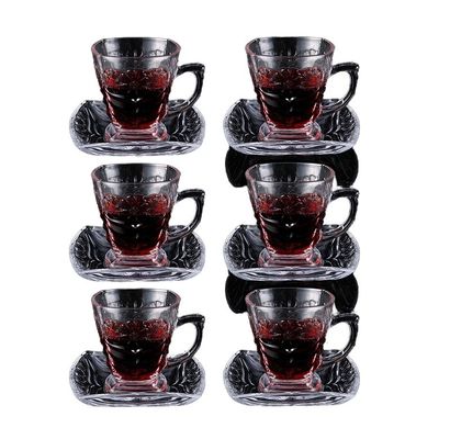 Απλό σχεδιασμό κεραμικής πορσελάνης φλιτζάνι καφέ και πλακάκι για την διακόσμηση του σπιτιού