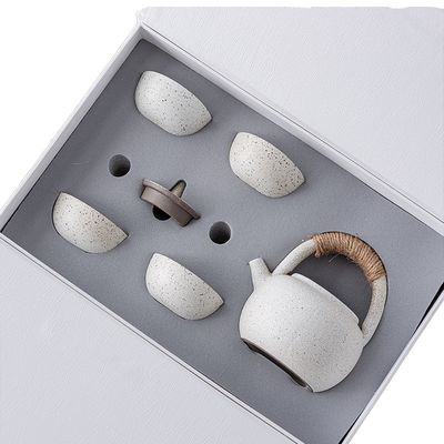 Γιαπωνέζικο πορσελάνη Kung Fu τσάι σετ σύγχρονη μοντέρνα Loop-Handled τσαγιέρα με κουτί δώρο