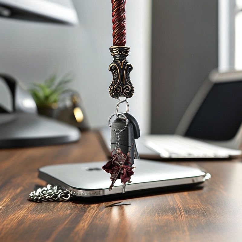 Προσαρμοσμένο χρώμα Wukong Keychain Μαύρο ακρυλικό 2D επίπεδο μενταγιόν για σακίδιο αυτοκίνητο υπολογιστή